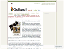 Tablet Screenshot of guitarati.wordpress.com