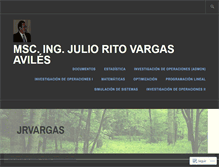 Tablet Screenshot of jrvargas.wordpress.com