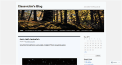 Desktop Screenshot of classvictim.wordpress.com