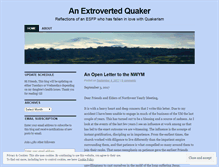 Tablet Screenshot of extrovertedquaker.wordpress.com