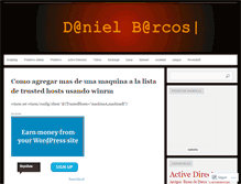 Tablet Screenshot of danielbarcos.wordpress.com