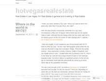 Tablet Screenshot of hotvegasrealestate.wordpress.com