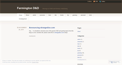 Desktop Screenshot of farmingtondnd.wordpress.com
