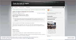 Desktop Screenshot of paulodurvaniereangela.wordpress.com