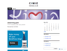 Tablet Screenshot of cimie.wordpress.com