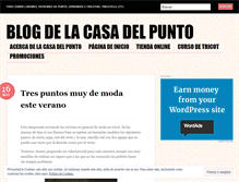 Tablet Screenshot of lacasadelpunto.wordpress.com