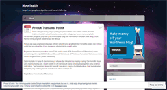 Desktop Screenshot of noorfaatih.wordpress.com