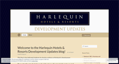 Desktop Screenshot of harlequinupdates.wordpress.com