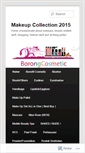 Mobile Screenshot of borongcosmetic.wordpress.com