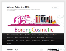 Tablet Screenshot of borongcosmetic.wordpress.com