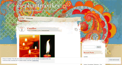 Desktop Screenshot of elephantmonkey.wordpress.com