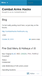 Mobile Screenshot of combatxhacker.wordpress.com
