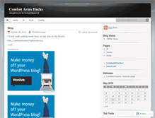 Tablet Screenshot of combatxhacker.wordpress.com