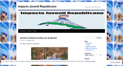 Desktop Screenshot of impactojuvenilrepublicano.wordpress.com