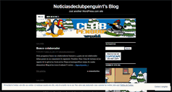 Desktop Screenshot of noticiasdeclubpenguin1.wordpress.com