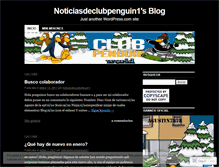 Tablet Screenshot of noticiasdeclubpenguin1.wordpress.com