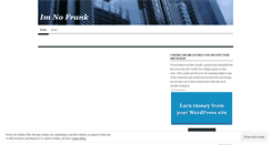 Desktop Screenshot of imnofrankcopywriter.wordpress.com