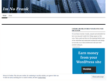 Tablet Screenshot of imnofrankcopywriter.wordpress.com