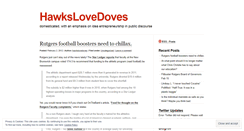 Desktop Screenshot of hawkslovedoves.wordpress.com