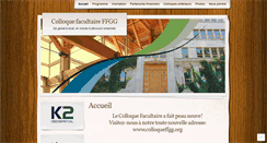 Desktop Screenshot of colloqueffgg.wordpress.com