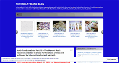 Desktop Screenshot of fontanastefano.wordpress.com