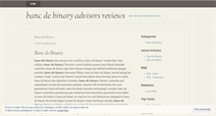 Desktop Screenshot of mobile.bancdebinaryadvisorsreviews.wordpress.com