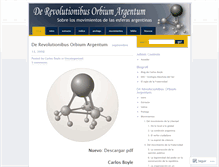 Tablet Screenshot of derevolution.wordpress.com