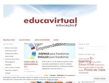 Tablet Screenshot of blogeducavirtual.wordpress.com