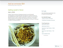 Tablet Screenshot of ihaveanawesomeblog.wordpress.com