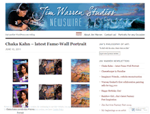 Tablet Screenshot of jimwarrenstudio.wordpress.com