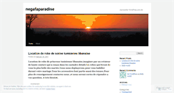 Desktop Screenshot of negafaparadise.wordpress.com