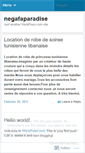 Mobile Screenshot of negafaparadise.wordpress.com