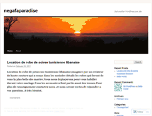 Tablet Screenshot of negafaparadise.wordpress.com