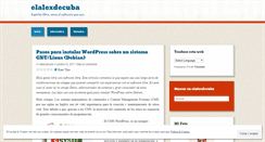 Desktop Screenshot of elalexdecuba.wordpress.com