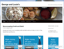 Tablet Screenshot of georgeandlouies.wordpress.com