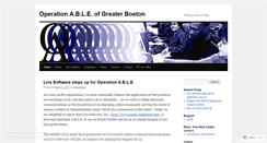 Desktop Screenshot of operationable.wordpress.com