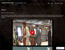 Tablet Screenshot of cinematicproduction.wordpress.com