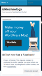 Mobile Screenshot of idktechnology.wordpress.com