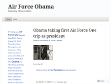 Tablet Screenshot of airforceobama.wordpress.com