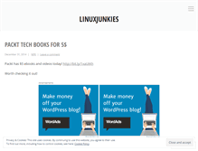 Tablet Screenshot of linuxjunkies.wordpress.com