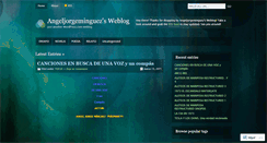Desktop Screenshot of angeljorgeminguez.wordpress.com
