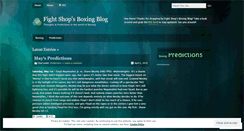 Desktop Screenshot of fightshopmi.wordpress.com