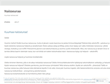 Tablet Screenshot of kuumaanaisseuraa.wordpress.com