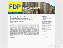 Tablet Screenshot of fdpgrombuehl.wordpress.com