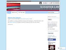 Tablet Screenshot of albanylawlibrary.wordpress.com