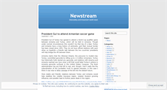 Desktop Screenshot of newstream.wordpress.com