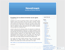 Tablet Screenshot of newstream.wordpress.com