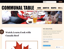 Tablet Screenshot of communaltable.wordpress.com