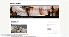 Desktop Screenshot of heidisandsto.wordpress.com