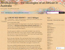 Tablet Screenshot of afroauzology.wordpress.com